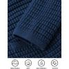 imagePRETTYGARDEN Womens Fall Open Front Cardigan Sweaters Button Down Long Sleeve Casual Winter Cute Knitted ShirtsNavy
