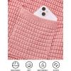 imagePRETTYGARDEN Womens Fall Open Front Cardigan Sweaters Button Down Long Sleeve Casual Winter Cute Knitted ShirtsPink