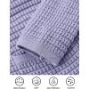imagePRETTYGARDEN Womens Fall Open Front Cardigan Sweaters Button Down Long Sleeve Casual Winter Cute Knitted ShirtsPurple