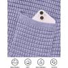 imagePRETTYGARDEN Womens Fall Open Front Cardigan Sweaters Button Down Long Sleeve Casual Winter Cute Knitted ShirtsPurple
