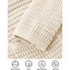 imagePRETTYGARDEN Womens Fall Open Front Cardigan Sweaters Button Down Long Sleeve Casual Winter Cute Knitted ShirtsWhite