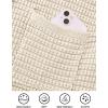 imagePRETTYGARDEN Womens Fall Open Front Cardigan Sweaters Button Down Long Sleeve Casual Winter Cute Knitted ShirtsWhite