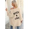 imagePRETTYGARDEN Womens Long Sleeve Open Front Knit Cardigans Sweaters Soft Loose Draped Coat OuterwearBeige