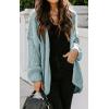 imagePRETTYGARDEN Womens Long Sleeve Open Front Knit Cardigans Sweaters Soft Loose Draped Coat OuterwearBlue