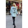 imagePRETTYGARDEN Womens Long Sleeve Open Front Knit Cardigans Sweaters Soft Loose Draped Coat OuterwearBlue