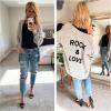 imagePRETTYGARDEN Womens Long Sleeve Open Front Knit Cardigans Sweaters Soft Loose Draped Coat OuterwearGrey