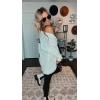 imagePRETTYGARDEN Womens Long Sleeve Open Front Knit Cardigans Sweaters Soft Loose Draped Coat OuterwearWhite