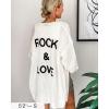 imagePRETTYGARDEN Womens Long Sleeve Open Front Knit Cardigans Sweaters Soft Loose Draped Coat OuterwearWhite