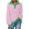 Striped Pink White