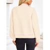imagePRETTYGARDEN Womens Bomber Jackets 2024 Winter Trendy Varsity Jackets Shackets Button Down Cropped Coats with PocketsBeige