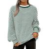 Striped Dark Green