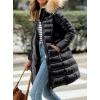 imagePRETTYGARDEN Womens Long Winter Puffer Coats Hooded Zip Up Thickened Parka Down Jackets Trendy Fashion Warm OuterwearBlack