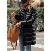 imagePRETTYGARDEN Womens Long Winter Puffer Coats Hooded Zip Up Thickened Parka Down Jackets Trendy Fashion Warm OuterwearBlack