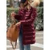 imagePRETTYGARDEN Womens Long Winter Puffer Coats Hooded Zip Up Thickened Parka Down Jackets Trendy Fashion Warm OuterwearWine Red