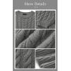 imagePRETTYGARDEN Womens Sweaters Fall 2024 Cable Knit Long Sleeve Crewneck Oversized Sweater Chunky Pullover Loose OutfitsGrey