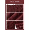 imagePRETTYGARDEN Womens Sweaters Fall 2024 Cable Knit Long Sleeve Crewneck Oversized Sweater Chunky Pullover Loose OutfitsWine Red