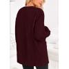 imagePRETTYGARDEN Womens 2024 Fall Fashion Knit Cardigan Sweaters Long Sleeve V Neck Open Front Winter Sweater Jacket with ScarfWine Red