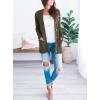 imagePRETTYGARDEN Womens Open Front Cardigan Sweaters Fall Fashion Button Down Cable Knit Chunky Winter Outerwear CoatsArmy Green