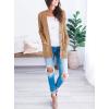 imagePRETTYGARDEN Womens Open Front Cardigan Sweaters Fall Fashion Button Down Cable Knit Chunky Winter Outerwear CoatsKhaki