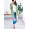 imagePRETTYGARDEN Womens Open Front Cardigan Sweaters Fall Fashion Button Down Cable Knit Chunky Winter Outerwear CoatsLight Green