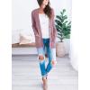 imagePRETTYGARDEN Womens Open Front Cardigan Sweaters Fall Fashion Button Down Cable Knit Chunky Winter Outerwear CoatsPurple