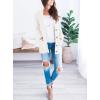 imagePRETTYGARDEN Womens Open Front Cardigan Sweaters Fall Fashion Button Down Cable Knit Chunky Winter Outerwear CoatsWhite