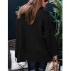 imagePRETTYGARDEN Womens Winter Turtleneck Oversized Sweaters Long Sleeve Chunky Knit Slouchy Pullover Sweater TopsBlack