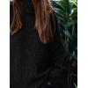 imagePRETTYGARDEN Womens Winter Turtleneck Oversized Sweaters Long Sleeve Chunky Knit Slouchy Pullover Sweater TopsBlack