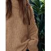 imagePRETTYGARDEN Womens Winter Turtleneck Oversized Sweaters Long Sleeve Chunky Knit Slouchy Pullover Sweater TopsCamel