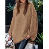 imagePRETTYGARDEN Womens Winter Turtleneck Oversized Sweaters Long Sleeve Chunky Knit Slouchy Pullover Sweater TopsCamel