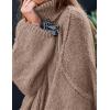 imagePRETTYGARDEN Womens Winter Turtleneck Oversized Sweaters Long Sleeve Chunky Knit Slouchy Pullover Sweater TopsKhaki
