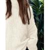 imagePRETTYGARDEN Womens Winter Turtleneck Oversized Sweaters Long Sleeve Chunky Knit Slouchy Pullover Sweater TopsWhite