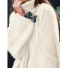 imagePRETTYGARDEN Womens Winter Turtleneck Oversized Sweaters Long Sleeve Chunky Knit Slouchy Pullover Sweater TopsWhite