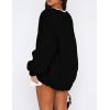 imagePRETTYGARDEN Womens Cardigan Sweaters 2024 Fall Trendy Chunky Knit Outerwear Outfits Fashion Long Sleeve CardigansBlack