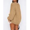 imagePRETTYGARDEN Womens Cardigan Sweaters 2024 Fall Trendy Chunky Knit Outerwear Outfits Fashion Long Sleeve CardigansKhaki