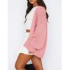 imagePRETTYGARDEN Womens Cardigan Sweaters 2024 Fall Trendy Chunky Knit Outerwear Outfits Fashion Long Sleeve CardigansPink