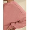 imagePRTTYGARDEN Womens Long Sleeve Tops 2024 Fall Loose Crewneck Sweatshirt Trendy Casual Ribbed Pullover Knit OutfitPink