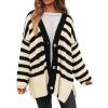 Striped Beige Black