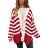 Striped Red White