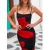 imagePRETTYGARDEN Womens Floral Maxi Dress Sexy Spaghetti Strap Mesh Dress Backless Slip Party Long Bodycon DressBlack