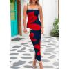 imagePRETTYGARDEN Womens Floral Maxi Dress Sexy Spaghetti Strap Mesh Dress Backless Slip Party Long Bodycon DressNavy
