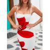imagePRETTYGARDEN Womens Floral Maxi Dress Sexy Spaghetti Strap Mesh Dress Backless Slip Party Long Bodycon DressWhite