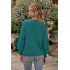 imagePRETTYGARDEN Womens 2025 Winter Pullover Sweater Casual Long Sleeve Crewneck Loose Chunky Knit Jumper Tops BlouseGreen