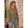 imagePRETTYGARDEN Womens 2025 Winter Pullover Sweater Casual Long Sleeve Crewneck Loose Chunky Knit Jumper Tops BlouseKhaki