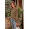 imagePRETTYGARDEN Womens 2025 Winter Pullover Sweater Casual Long Sleeve Crewneck Loose Chunky Knit Jumper Tops BlouseKhaki