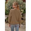 imagePRETTYGARDEN Womens 2025 Winter Pullover Sweater Casual Long Sleeve Crewneck Loose Chunky Knit Jumper Tops BlouseKhaki