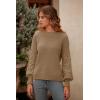 imagePRETTYGARDEN Womens 2025 Winter Pullover Sweater Casual Long Sleeve Crewneck Loose Chunky Knit Jumper Tops BlouseKhaki