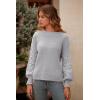 imagePRETTYGARDEN Womens 2025 Winter Pullover Sweater Casual Long Sleeve Crewneck Loose Chunky Knit Jumper Tops BlouseLight Grey