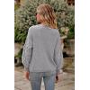 imagePRETTYGARDEN Womens 2025 Winter Pullover Sweater Casual Long Sleeve Crewneck Loose Chunky Knit Jumper Tops BlouseLight Grey