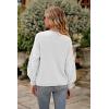 imagePRETTYGARDEN Womens 2025 Winter Pullover Sweater Casual Long Sleeve Crewneck Loose Chunky Knit Jumper Tops BlouseWhite